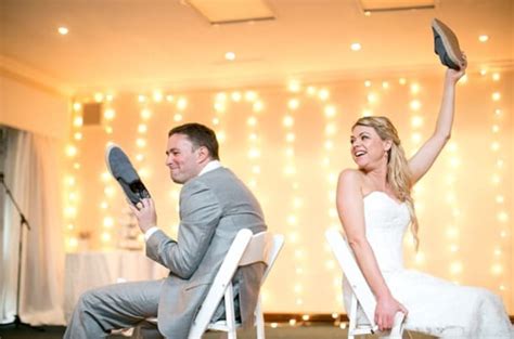 Our guest loved this hilarious shoe game we played at our wedding. This 'Shoe Game' Is One Game Every Couple Should Play On ...