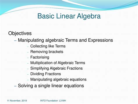 Ppt Basic Linear Algebra Powerpoint Presentation Free Download Id
