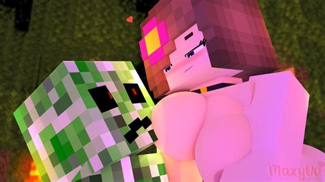 Rule 34 3d Anthro Awkward Breasts Creeper Creeper Minecraft Flower