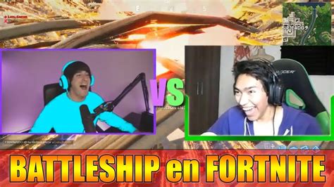 Fernanfloo Vs Luzu Battleship En Fortnite Youtube