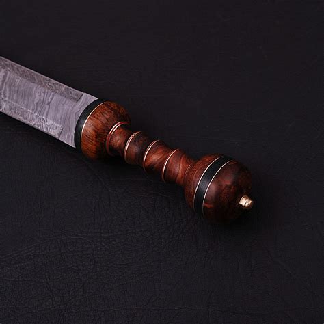 Damascus Roman Gladius Sword 9280 Black Forge Knives Touch Of Modern