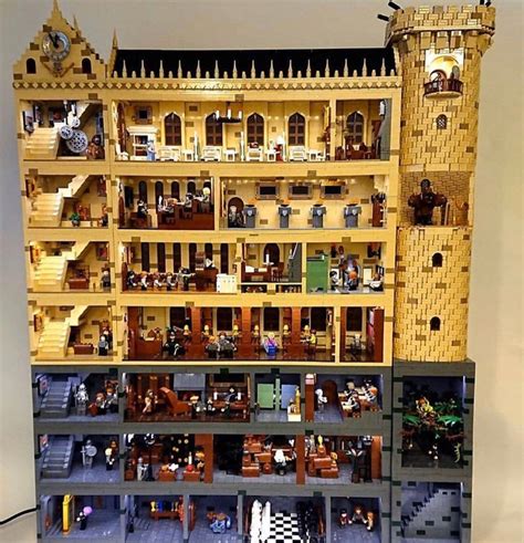 Massive Lego Harry Potter Hogwarts Castle Moc Follow Brickinspired For
