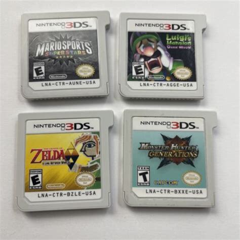 Nintendo Ds Game Lot Mario Sports Monster Hunter Zelda Link Luigi