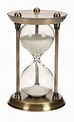 Decmode - Antique Style Brushed Gold Metal Hourglass with White Sand 15 ...