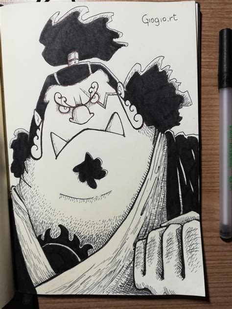 Jinbe Drawing Art By Me Giogiort Ronepiece