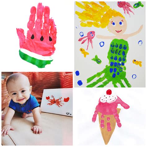 Hand Print Crafts For Preschoolers Ted Lutons Printable Activities