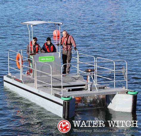 Electric Litter Collection Boat Utility Boat Floating Pontoon Boat
