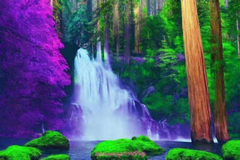 Waterfall In A Magical Forest 11102022 By Phoenixrising7799 On Deviantart