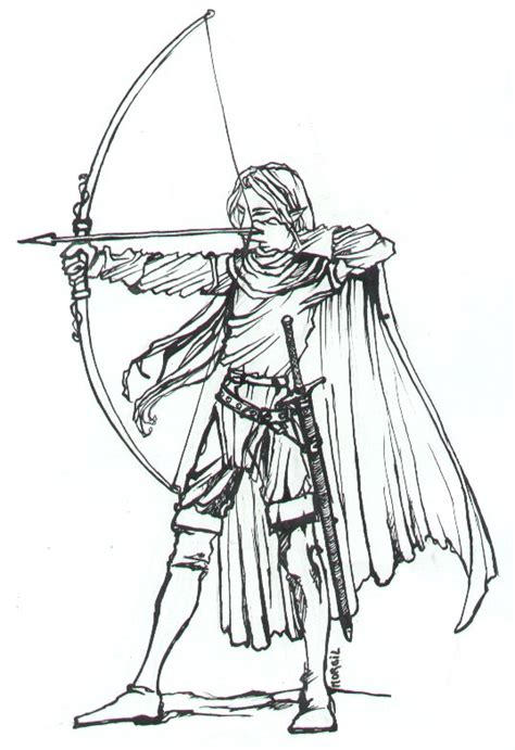 Archer Drawing At Getdrawings Free Download