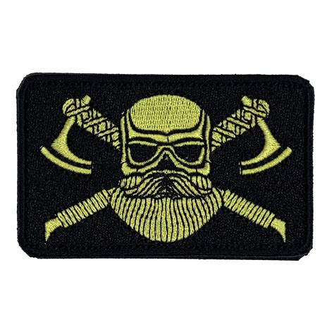 Vikings Axes Velcro Backed Patch Morale Patches Australia