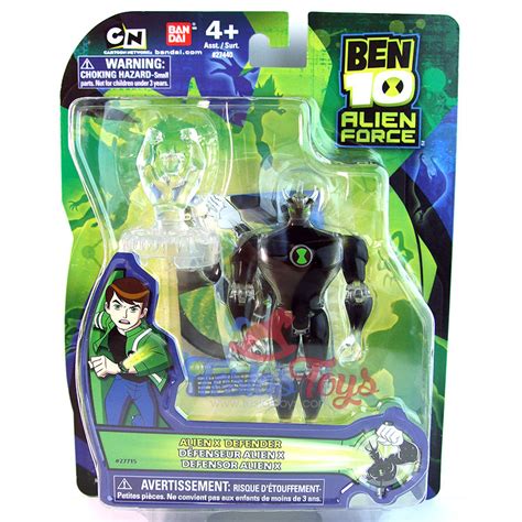 Ben 10 Alien Force Action Figure Alien X Defender Teslas Toys