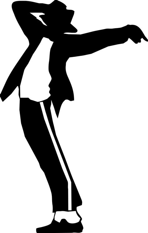 A Black And White Silhouette Of A Man In A Suit Pointing At Something