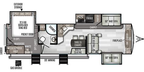 Rockwood Signature Ultra Lite Travel Trailer Floor Plans