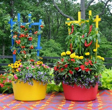 59 Wondeful Summer Container Gardening Ideas Decorations And Makeover