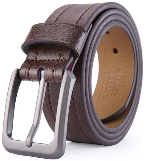 Gallery Seven Leather Belts For Men Classic Jean Belt Mens Casual