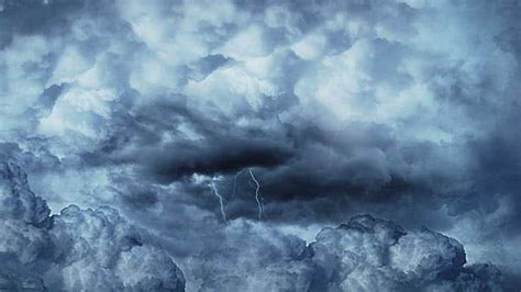 Flying Through A Stormy Clouds Motion Graphics Videohive