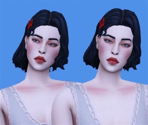 Fm Mm Cherry Hair And Hairpin At Bedisfull Iridescent The Sims 4 Catalog