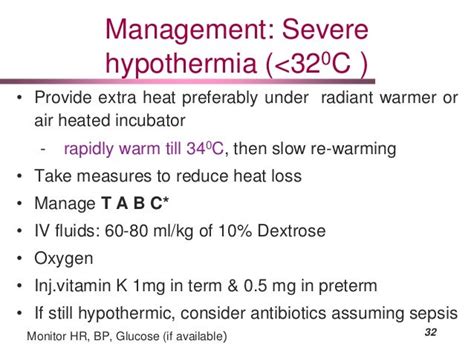 Hypothermia In Newborn