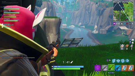 Fortnite 180 M Hunting Rifle Moving Shot Youtube