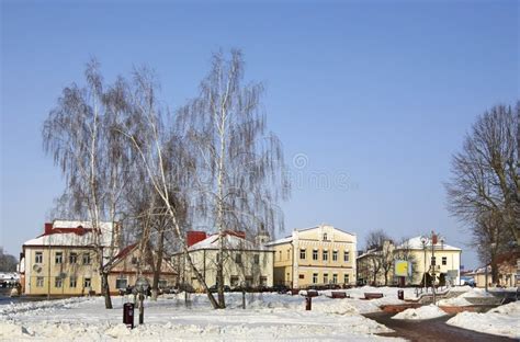 Lenin Square In Slonim Belarus Stock Photo Image Of Conception