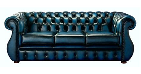 Blue Leather Sofas Photos Cantik