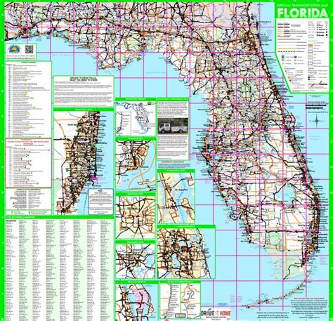 Florida City Maps Street Maps For 167 Towns And Cities