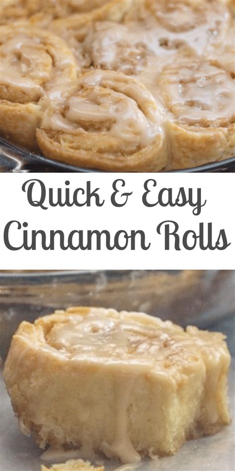 These Delicious Cinnamon Rolls Are Fast And Easy And Can