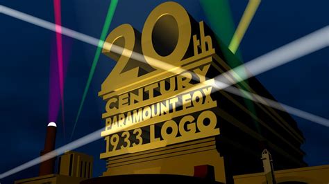 20th Century Paramount Fox Logo 1933 Youtube