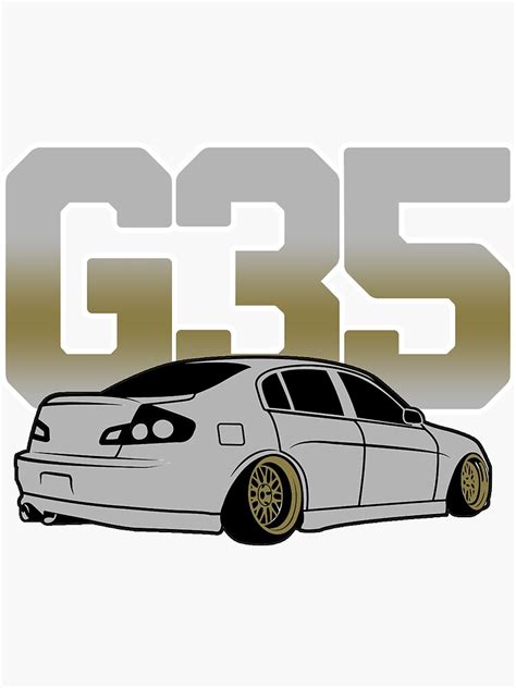 Infiniti G35 G37 Sedan Jdm Tuner Sticker For Sale By Asvpdiamond