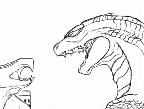 Muto Kaiju Coloring Page