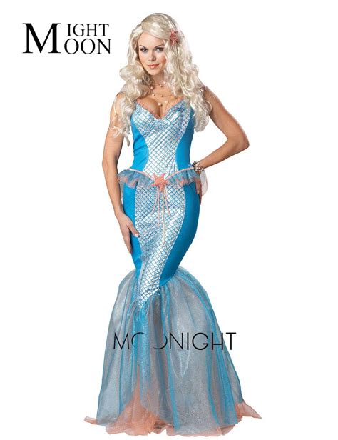 Moonight Adultladies Elite Mermaid Costume Sexy Dress Womens