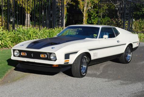 1971 Mustang Mach 1 429 Cobra Jet W Ram Air Classic Ford Mustang