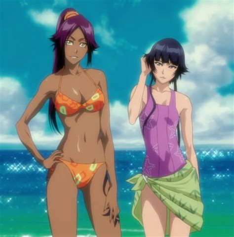 Bleach Anime Images Yoruichi And Soifon Hd Wallpaper And Background