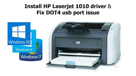 No software or drivers are available for this can't print hp laserjet i need some serious help with this. Install HP Laserjet 1010 series drivers for Win7 Win8 Win10 & fix dot4 usb port issue - YouTube