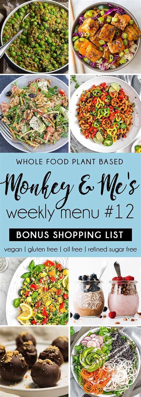 Whole 30 diet paleo whole 30 whole 30 recipes paleo recipes real food recipes cooking recipes delicious recipes chicken recipes tapas recipes. Monkey and Me's Menu 12 | Whole foods vegan, Vegan meal ...