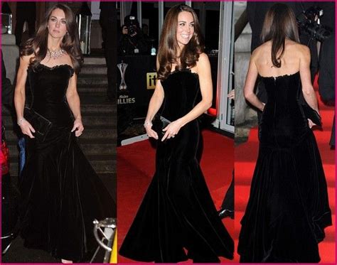 Beautiful Kate In Alexander Mcqueen Strapless Gown Kate Middleton