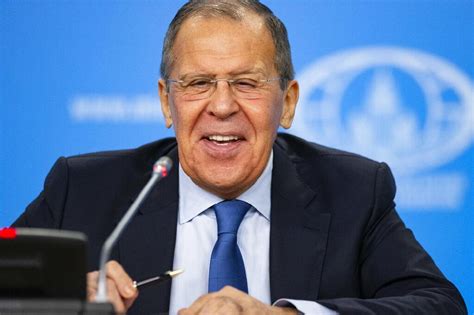 Acting Russian Foreign Minister Sergey Lavrov Speaks During His Annual