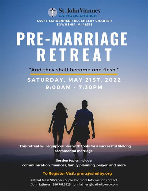 Pre Marriage Retreat St John Vianney Catholic Church