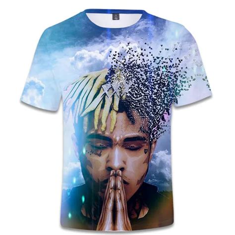 Rip Xxxtentacion Print 3d T Shirt Men Summer Fashion Hip Hop Rap Hiphop Xxxtentacion Revenge T