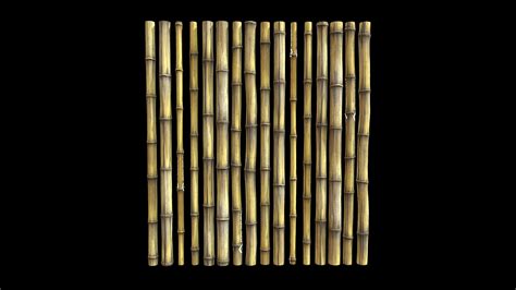 Bamboo Atlas Dried Old 001 3d Model By Poliigon