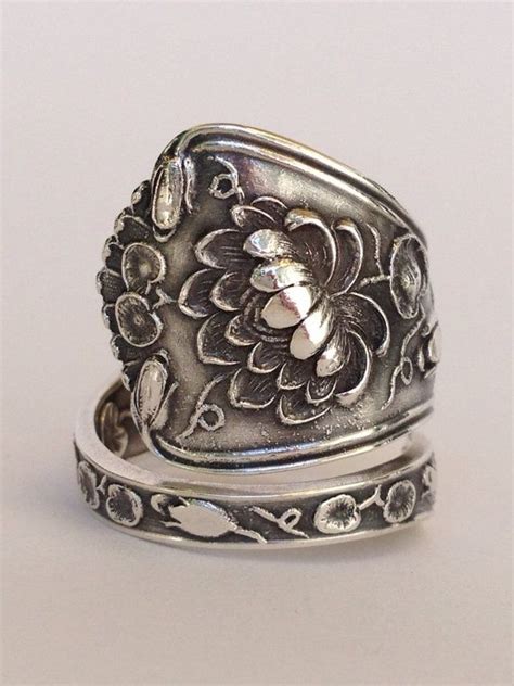 Vintage Sterling Silver Spoon Ring On Etsy 7299 With Images