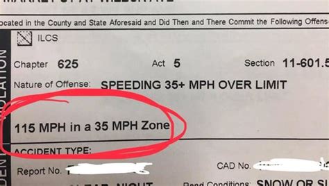 Illinois Police Share Ridiculous Drivers Triple Digit Speeding