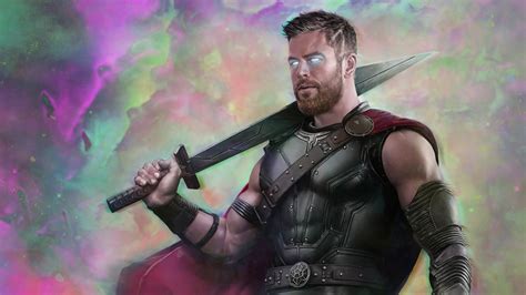 Thor Ragnarok Movie Art 2018 Wallpaperhd Superheroes Wallpapers4k