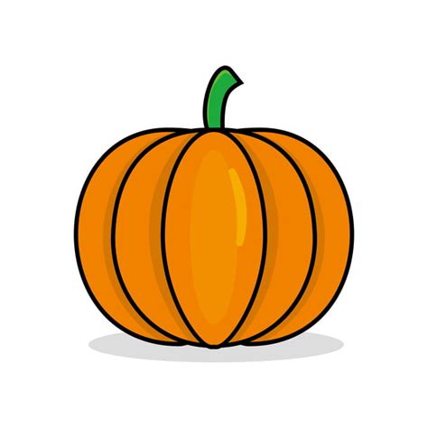 Pumpkin Art Clipart Png Images Pumpkin Vector Illustration Isolated On