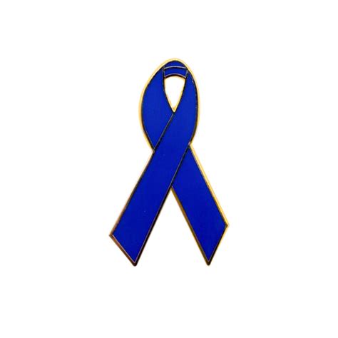 Blue Awareness Ribbons Lapel Pins