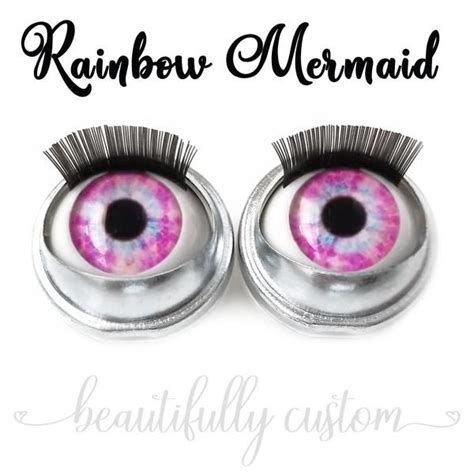 premium open close doll eyes rainbow mermaid beautifully custom rainbow mermaid doll eyes