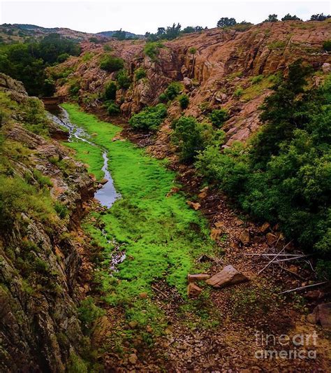 Wichita Mountains Wildlife Refuge Gorge Photograph By Virginia Artho