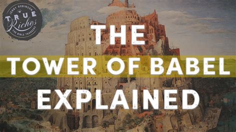 After the flood, noah's sons and their wives had many children. The Story of the Tower of Babel Explained - YouTube