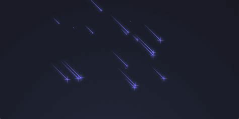 Shooting Star Background In Pure Css