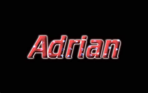 Adrian Logo Outil De Conception De Nom Gratuit Partir De Texte